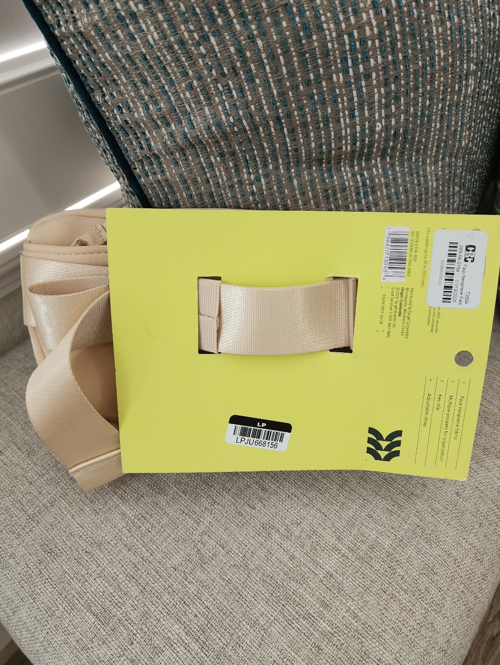 Minimalist Cream Women's Crossbody & Belt Bag NWT - Picture 2 of 7